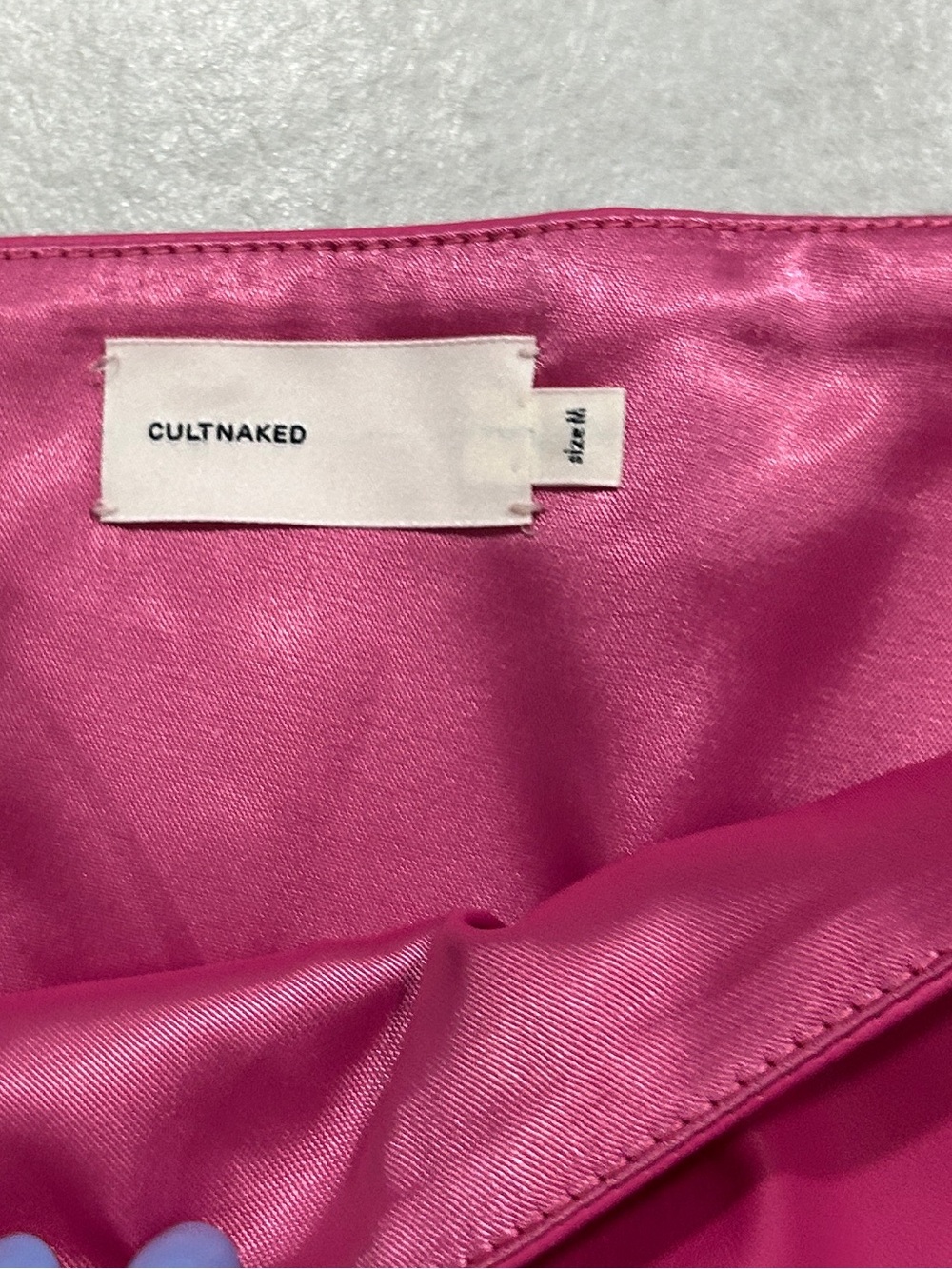 CULTNAKED Mini faux leather skort - Picture 3 of 9